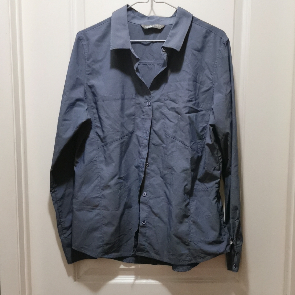 The North Face Women's Blue Button-Down Shirt